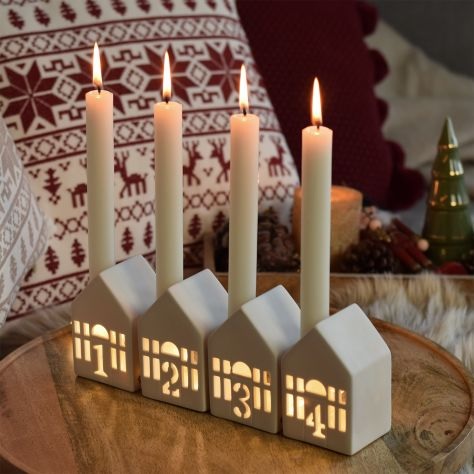 Vánoční dekorace svícny